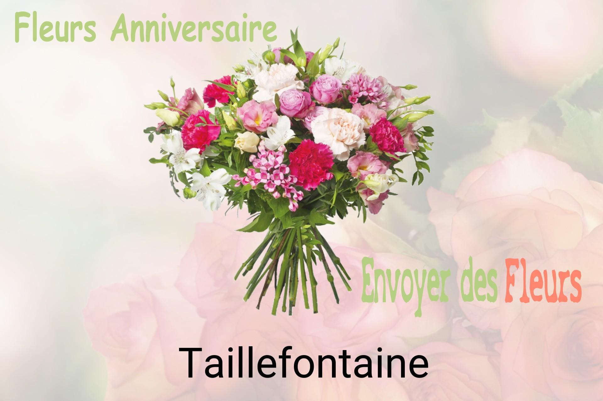 Bouquet de fleurs d’anniversaire livré à Taillefontaine